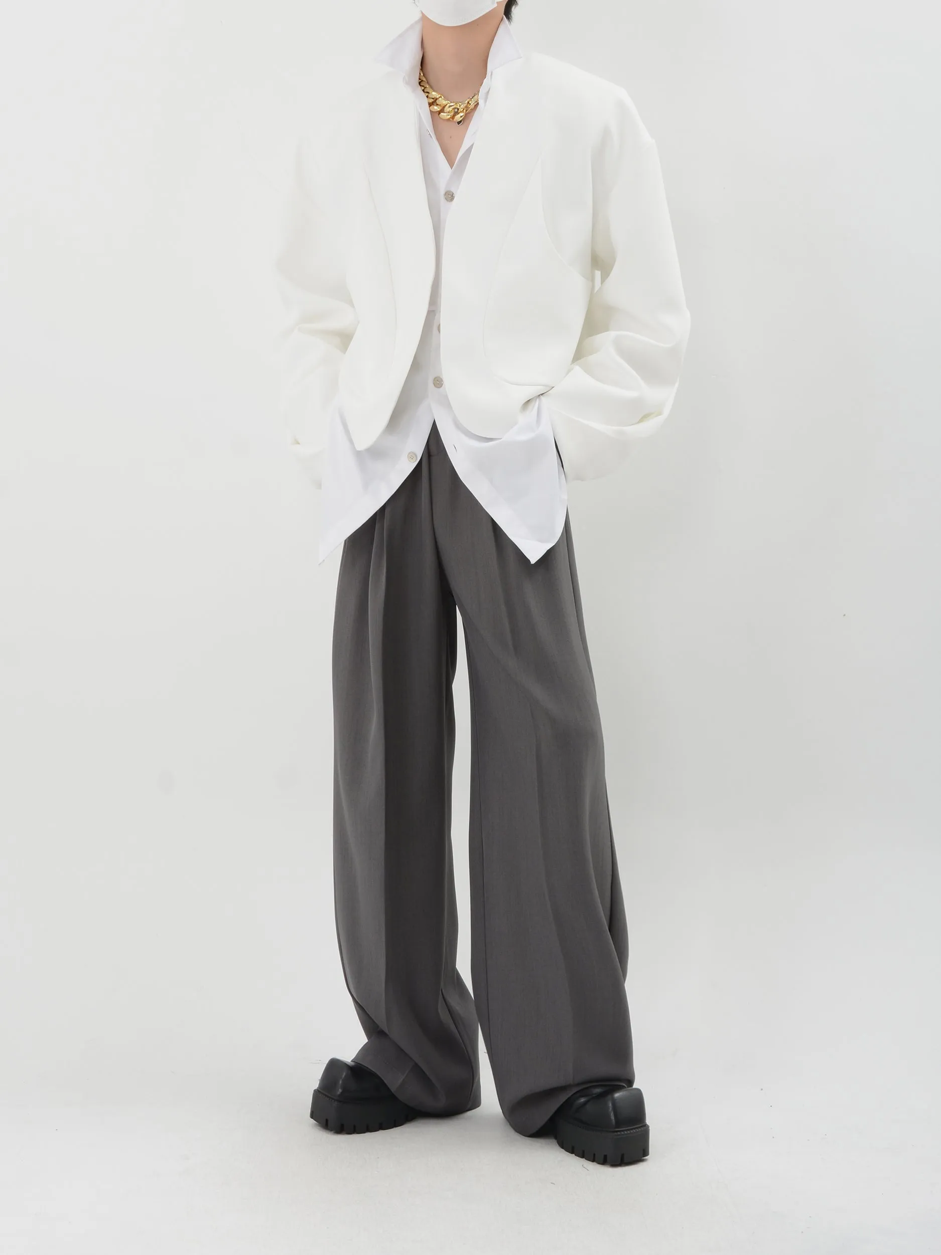 【24s Nov.】Structured Padded Short Blazer