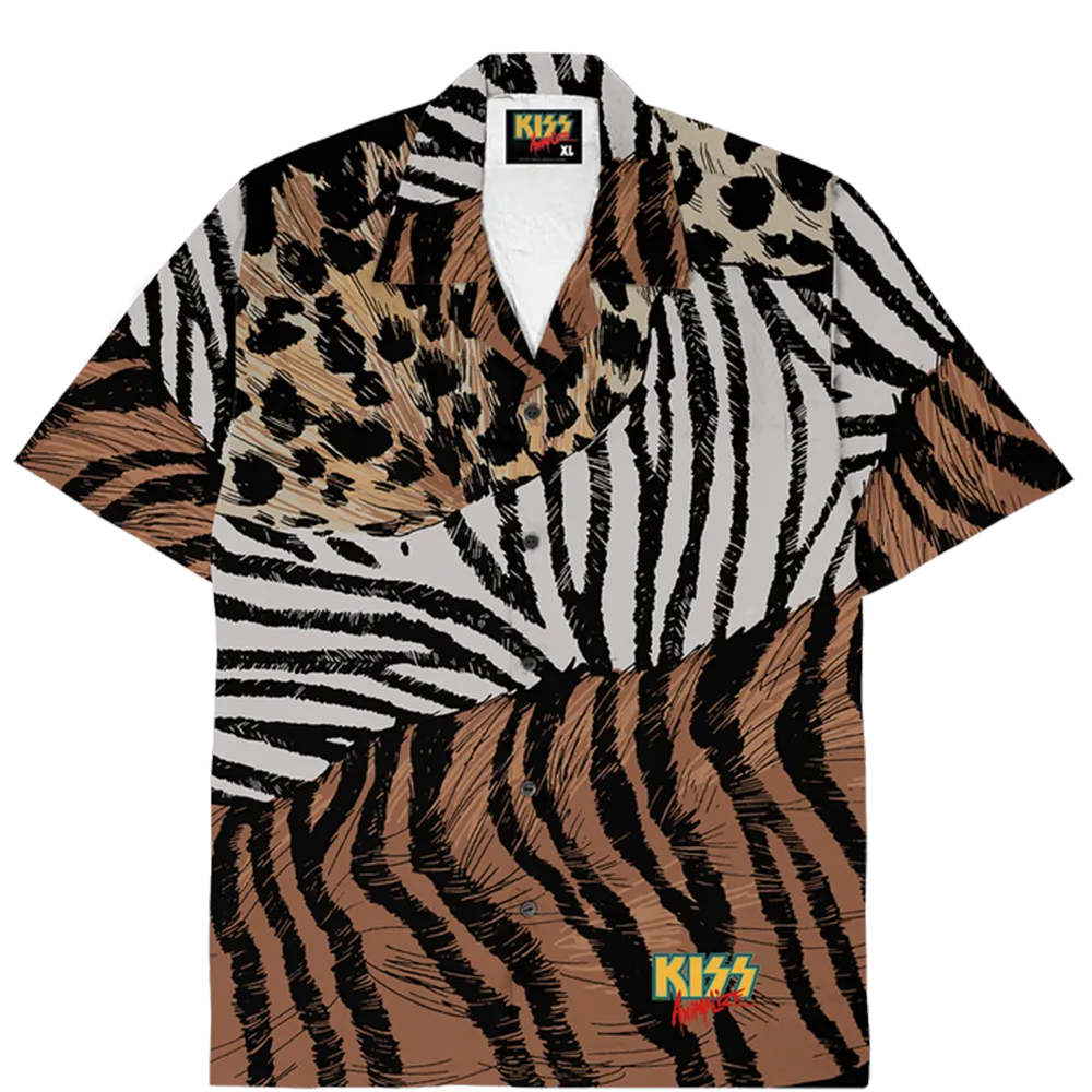 Animalize Print Button Up Shirt