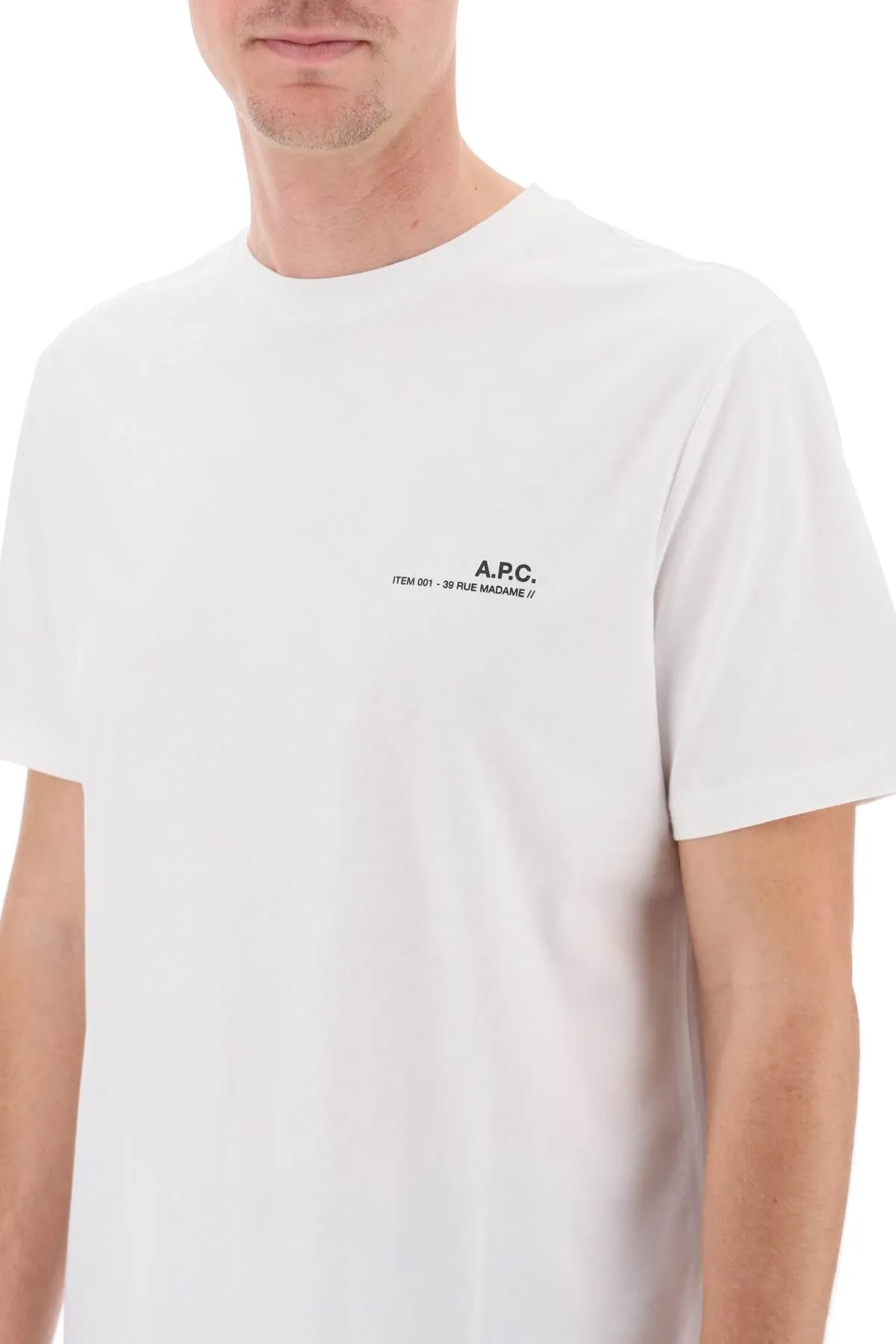 A.p.c. Item T-Shirt With Logo Print (Size - L)