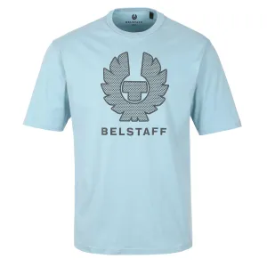 Belstaff Hex Phoenix T-Shirt in Skyline Blue