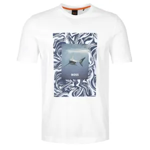 BOSS Te Tucan T Shirt in White