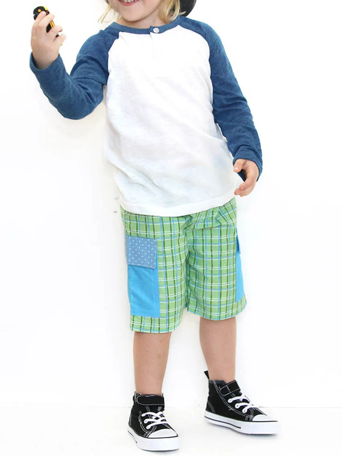 Boys Shorts Sewing Pattern - CARGO (P301)