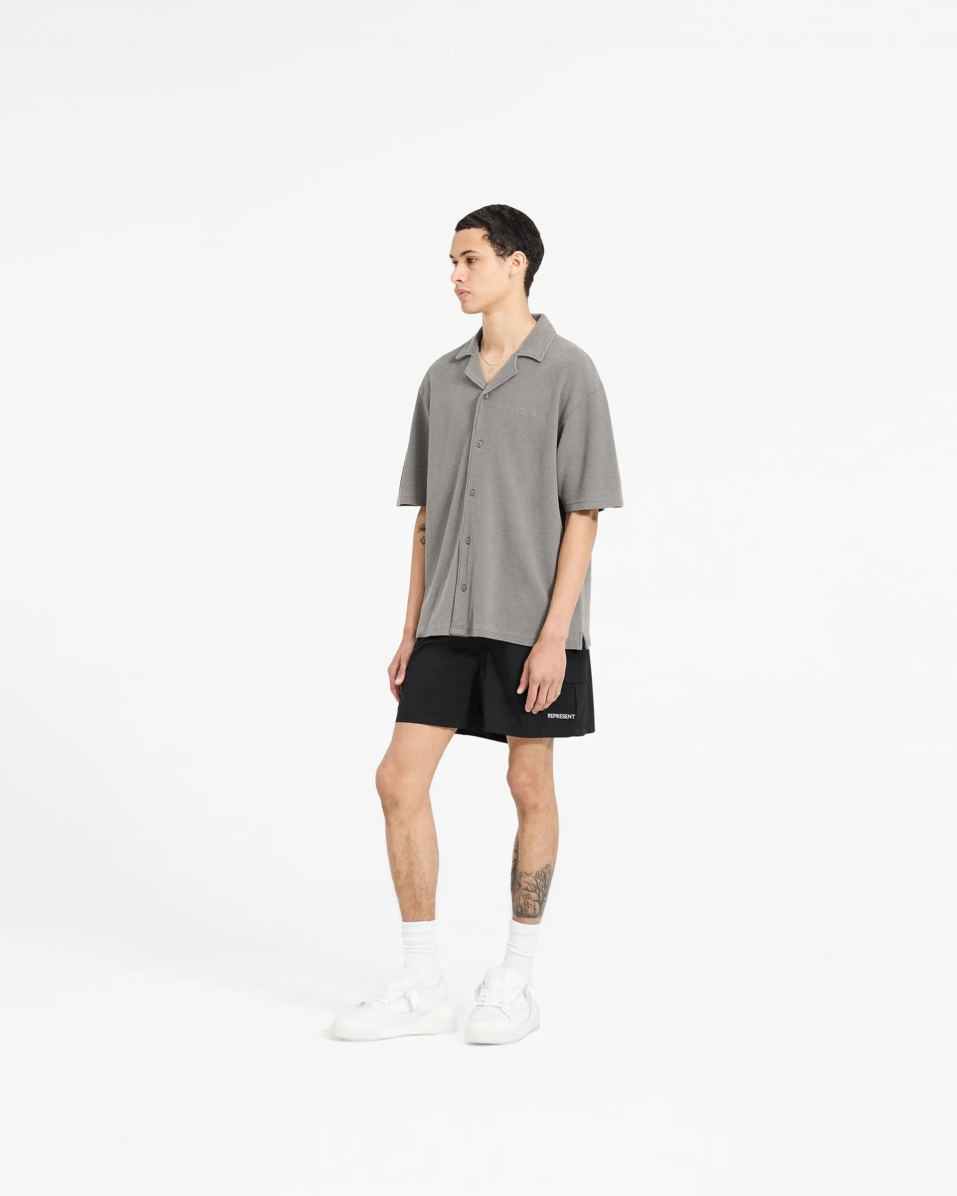 Cargo Swim Shorts - Jet Black