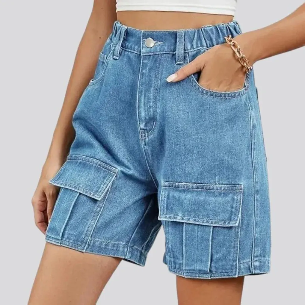 Cargo women's jean shorts