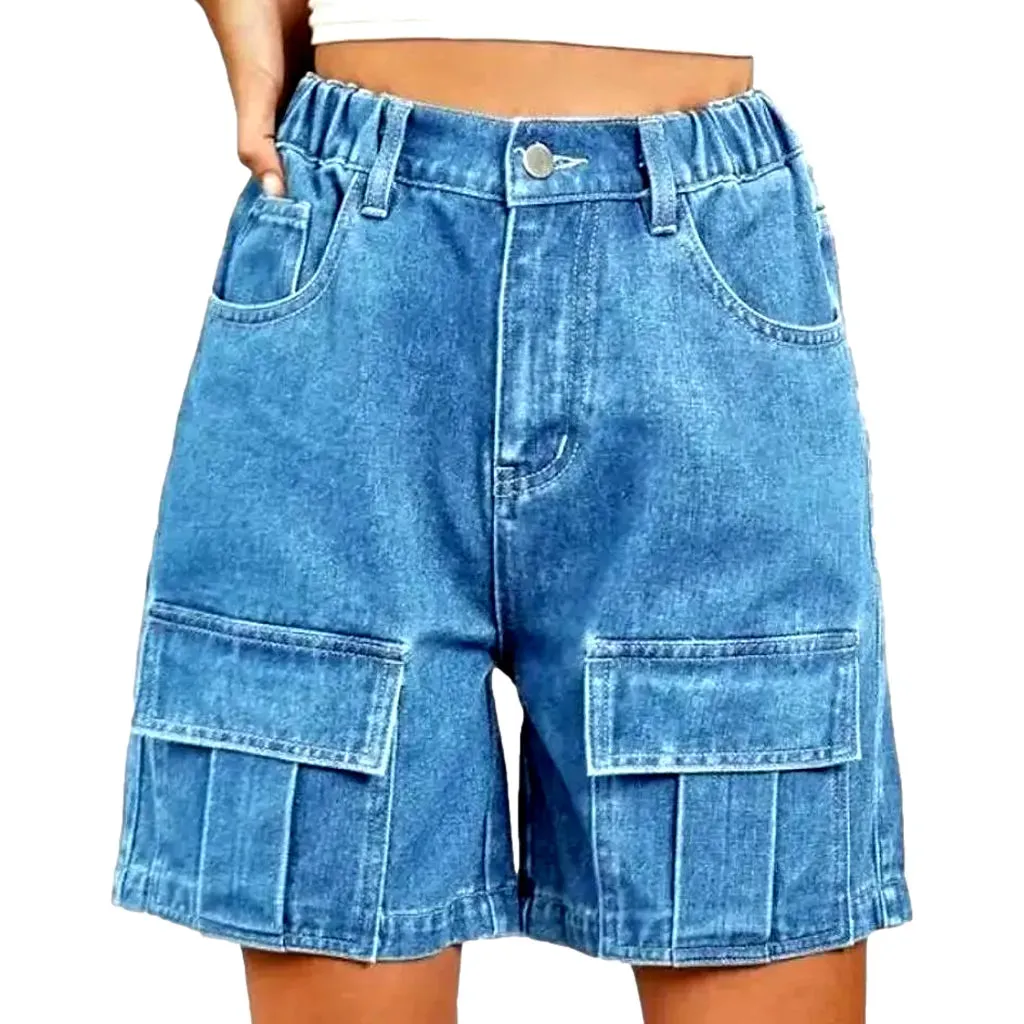 Cargo women's jean shorts