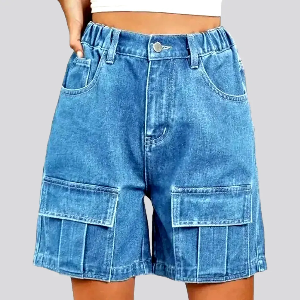 Cargo women's jean shorts