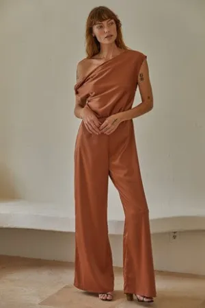 ELISE SATIN JUMPSUIT