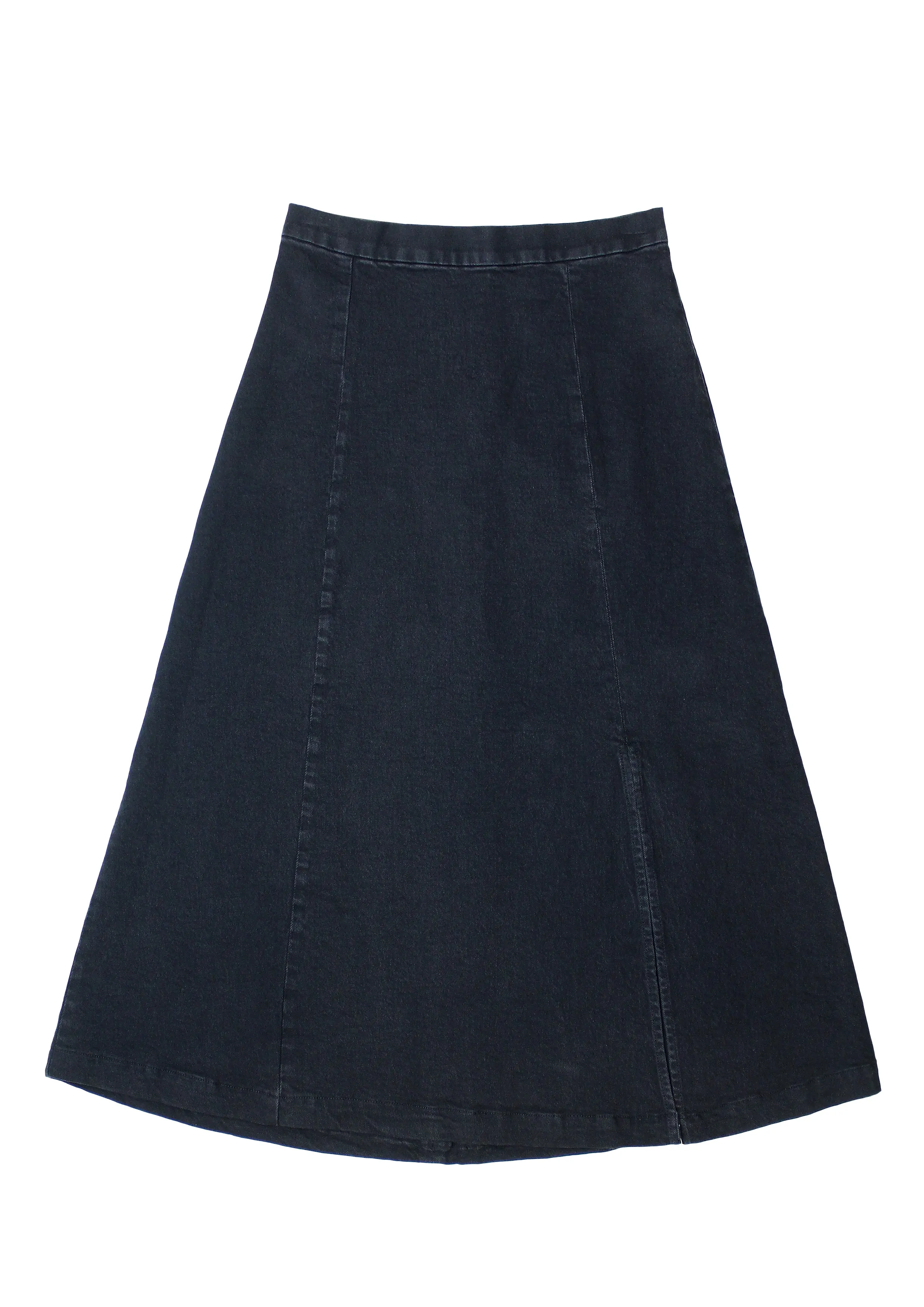 Faye Slip Skirt in Vintage Black