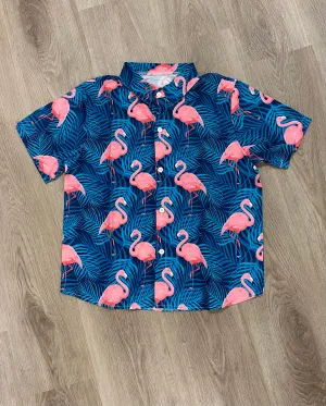 Flamingo Button Up Shirt