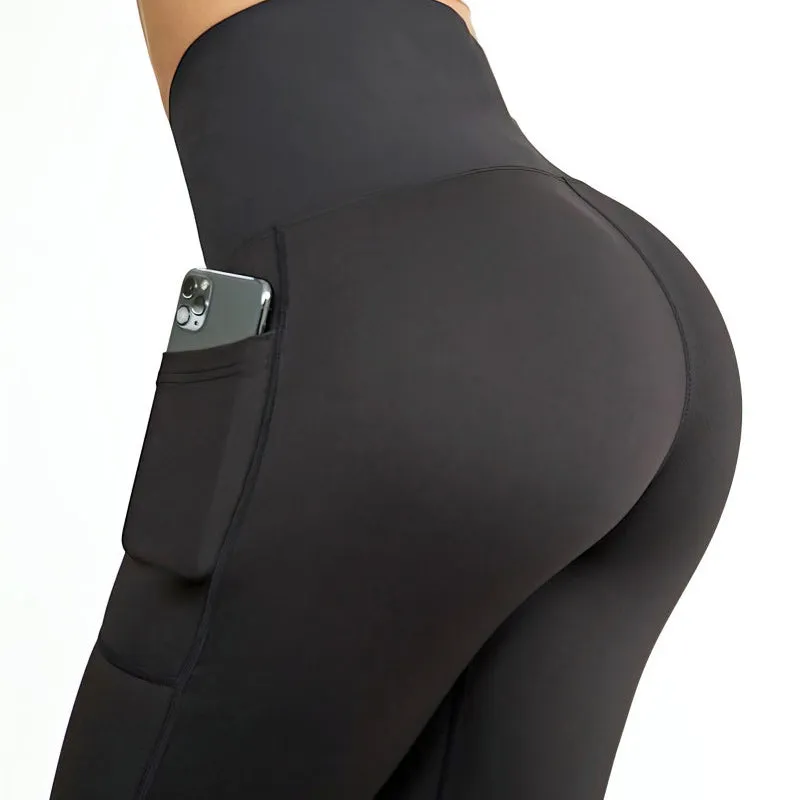 High Waist Pockets Corset Leggings