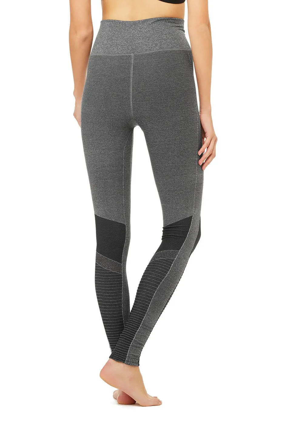 High-Waist Seamless Moto Legging