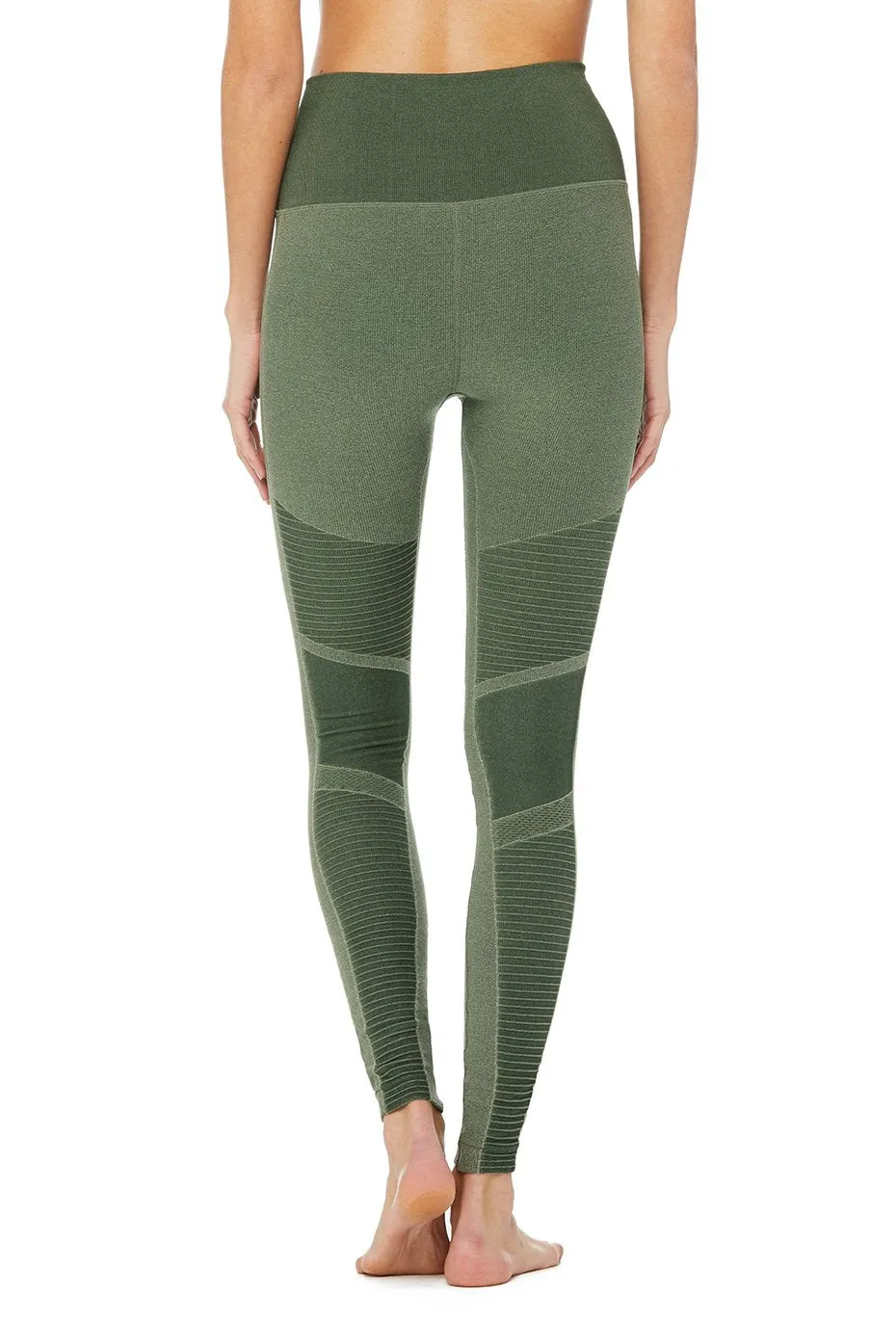 High-Waist Seamless Moto Legging