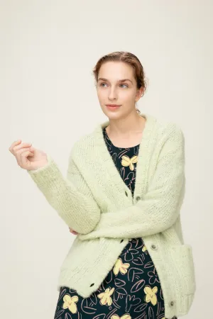 Hiutale Cardigan Light Green