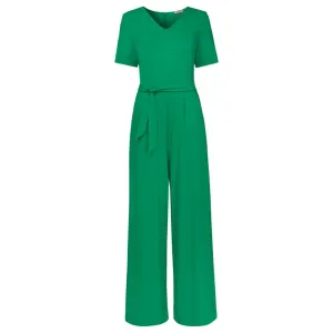 Joe Browns 10 Green Polly Jersey Jumpsuit