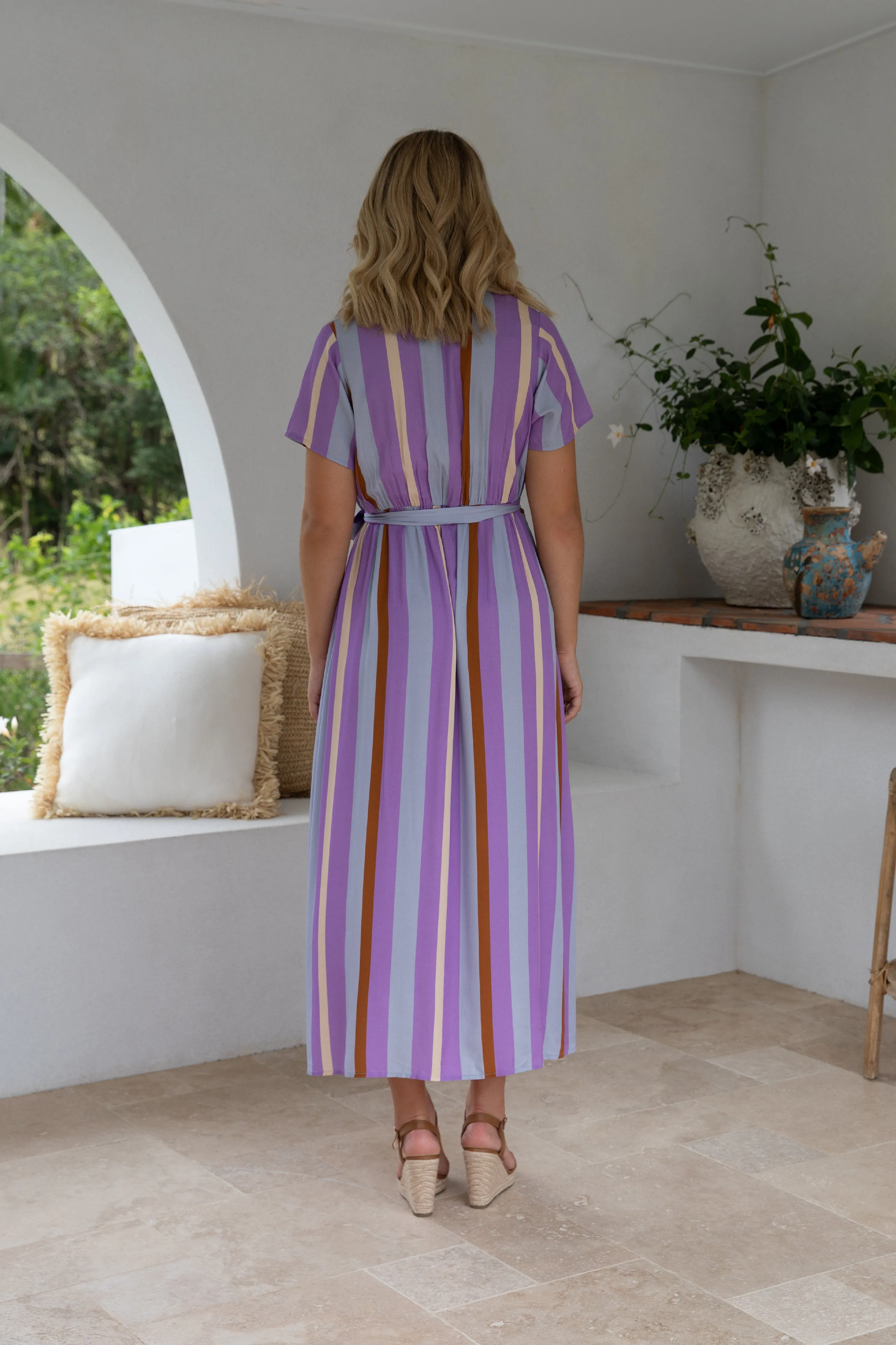 Joyous Dress | Luna Stripe | FINAL SALE