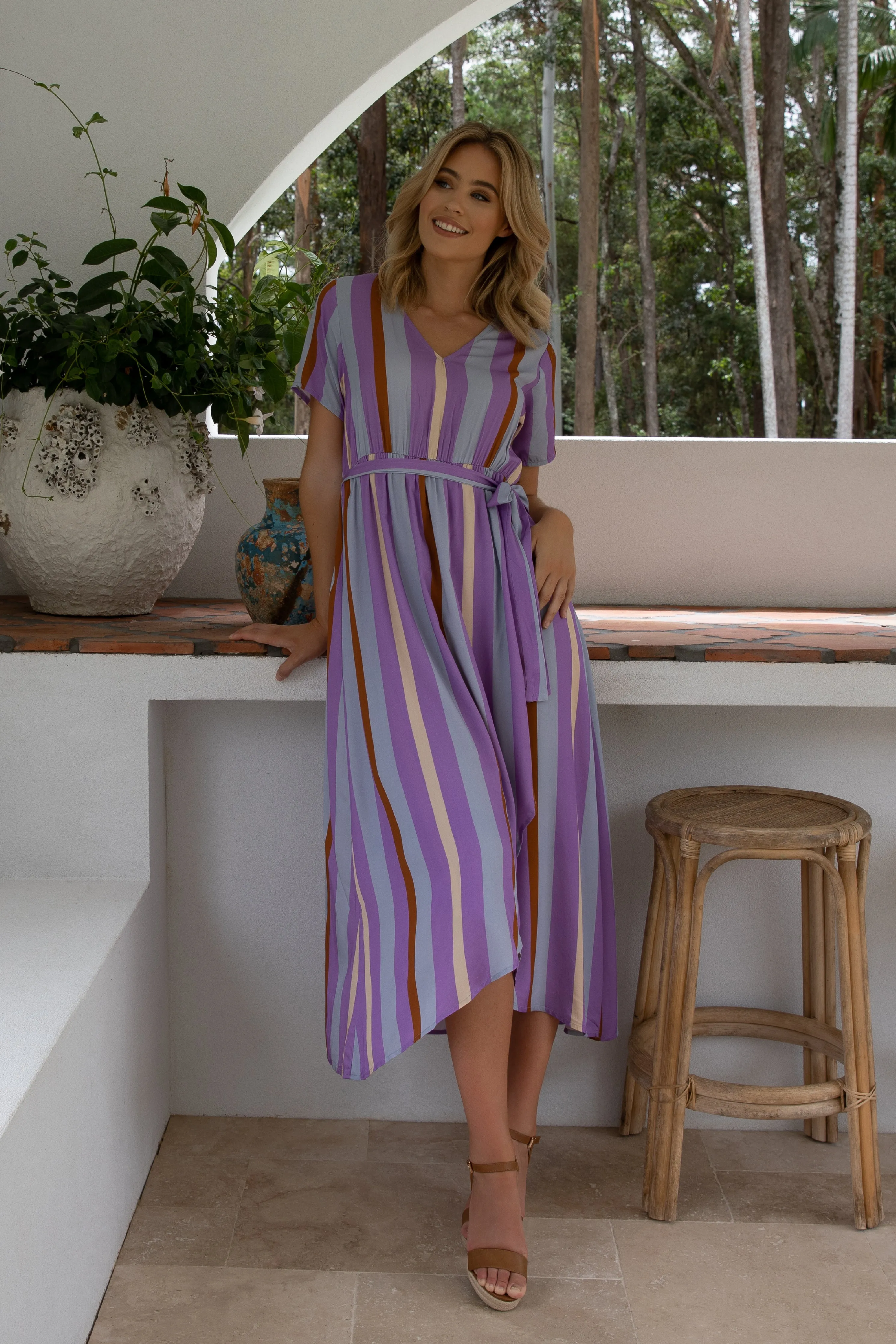 Joyous Dress | Luna Stripe | FINAL SALE