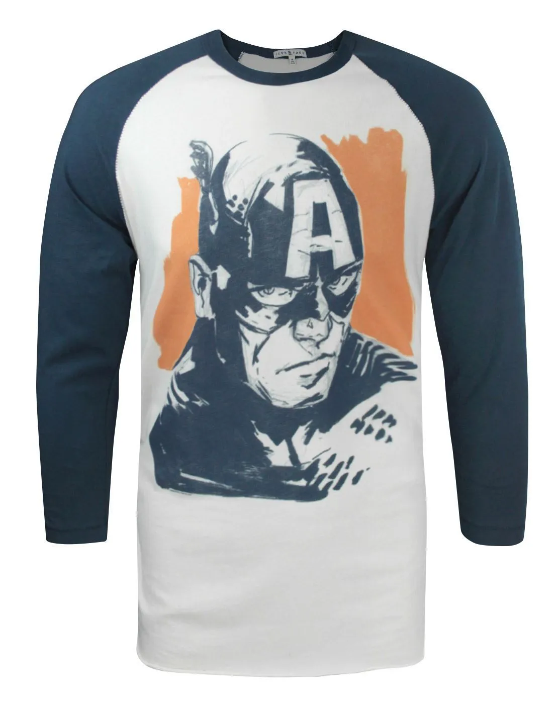 Junk Food Captain America Men's Raglan Top