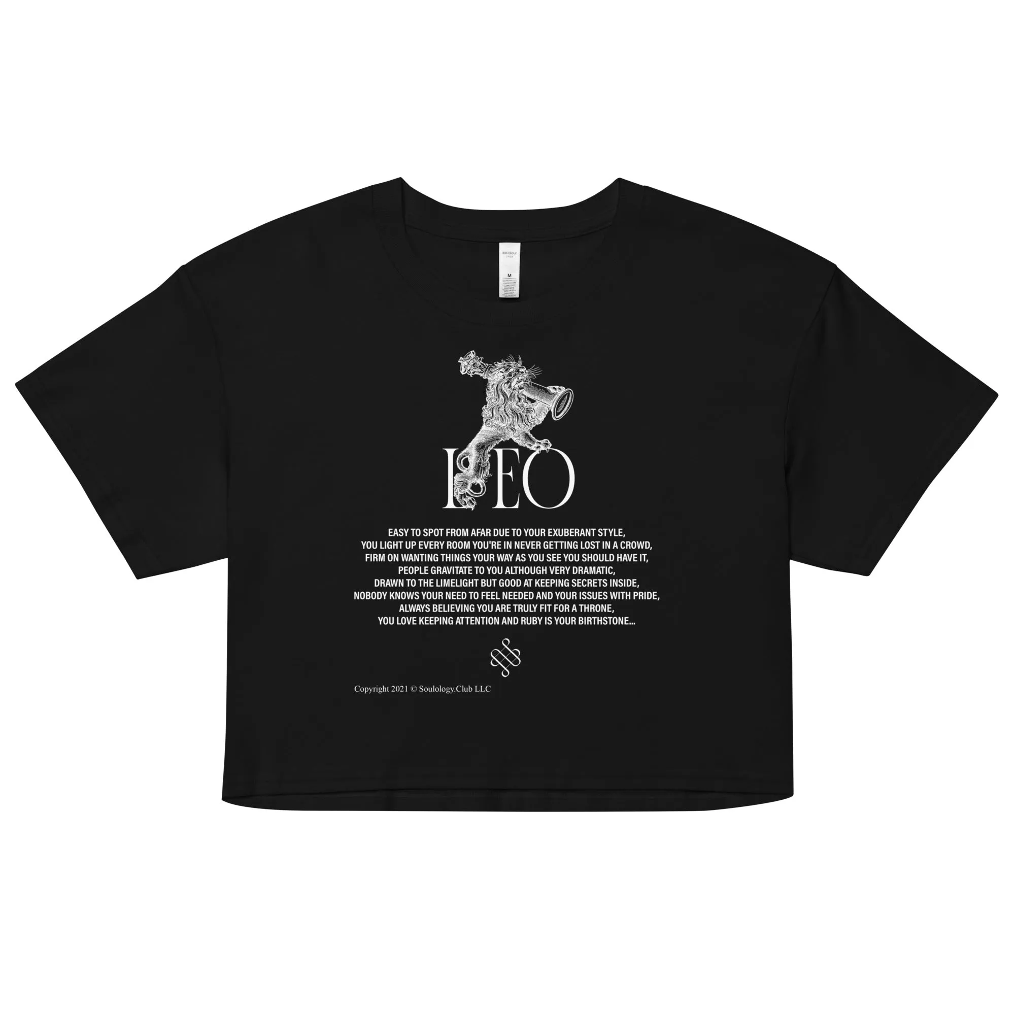 Leo Zodiac Crop Top