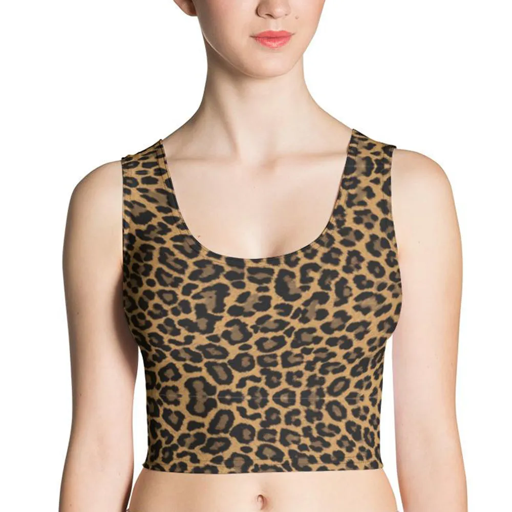 Leopard Crop Top