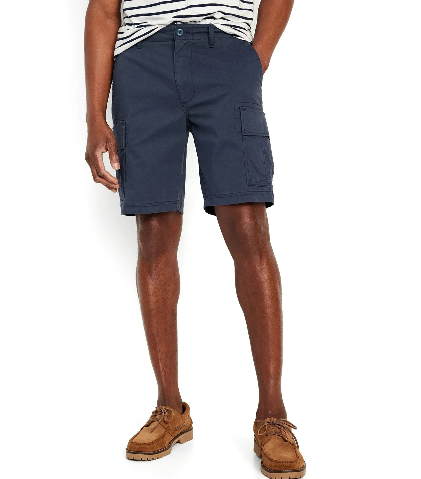 Lived-In Cargo Shorts For Men - 10-Inch Inseam Dusk Navy