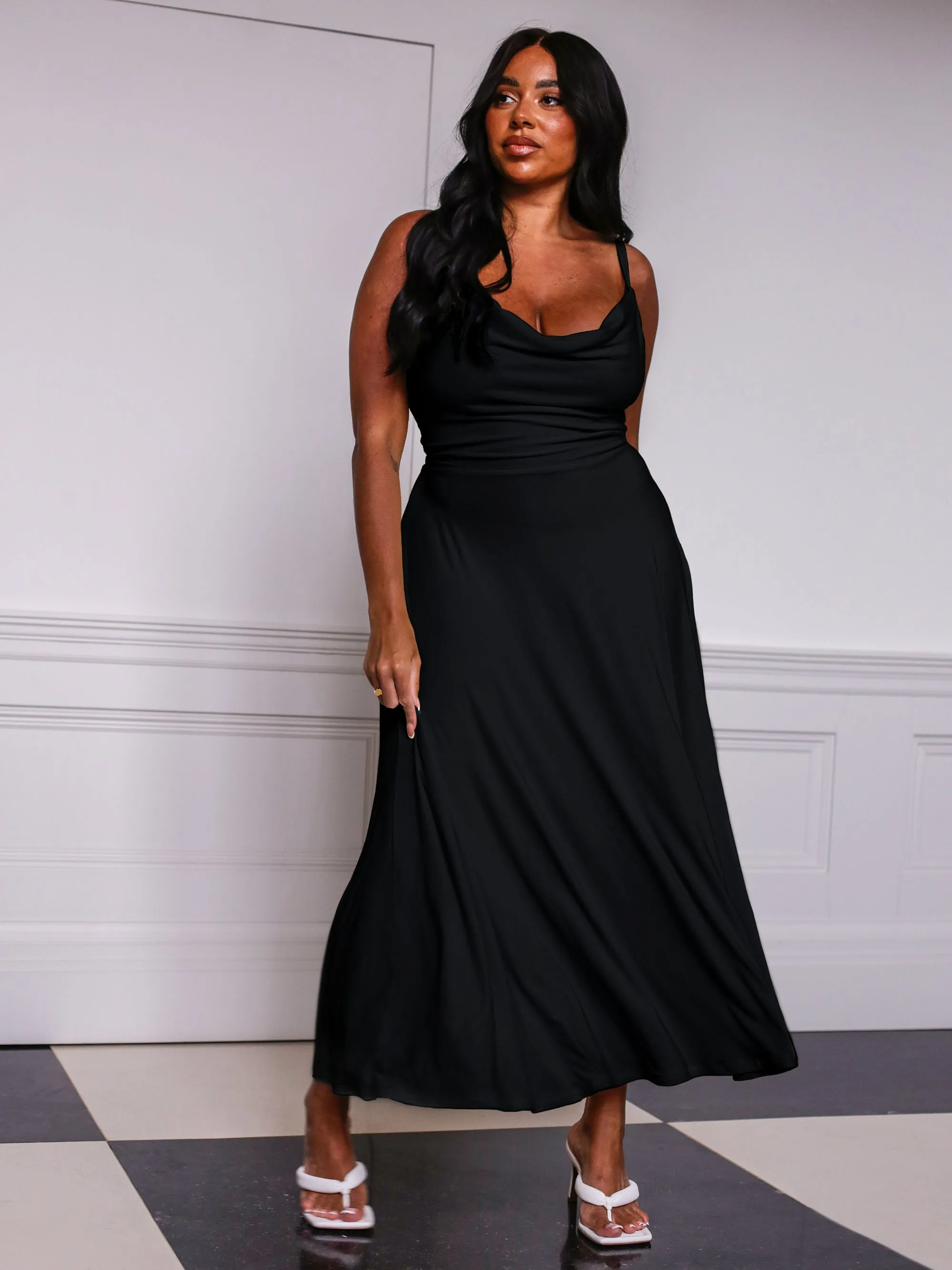 Lulah Drape Maxi Dress