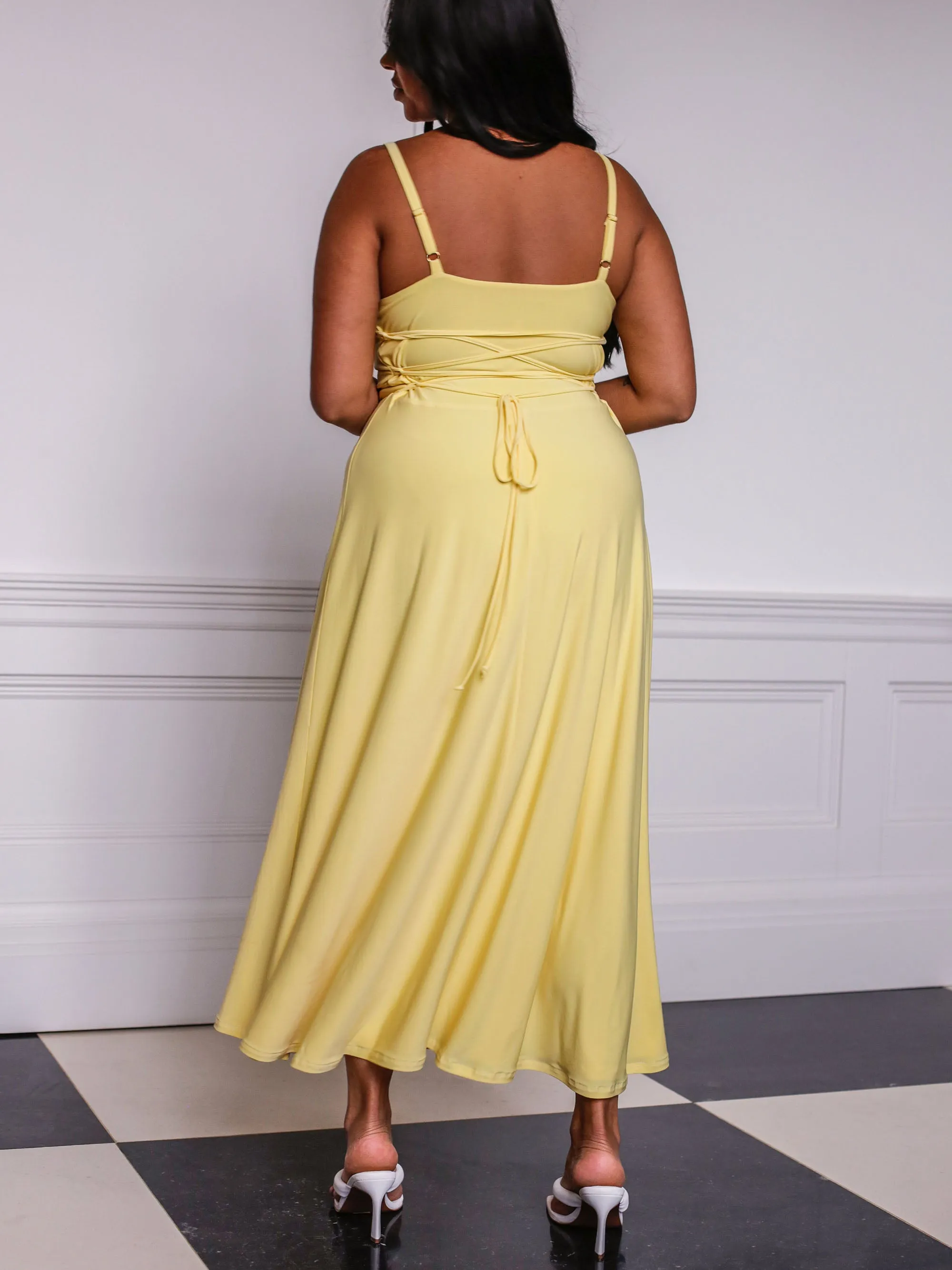 Lulah Drape Maxi Dress