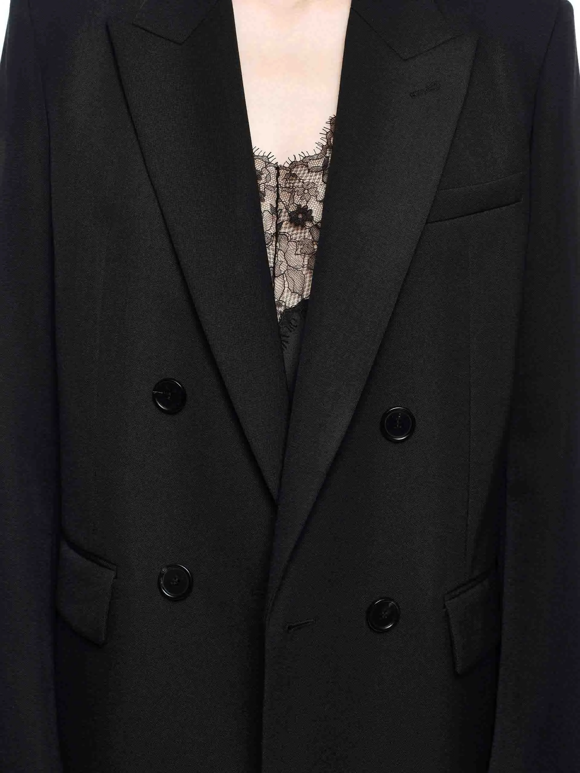 Merino Wool Structured Blazer