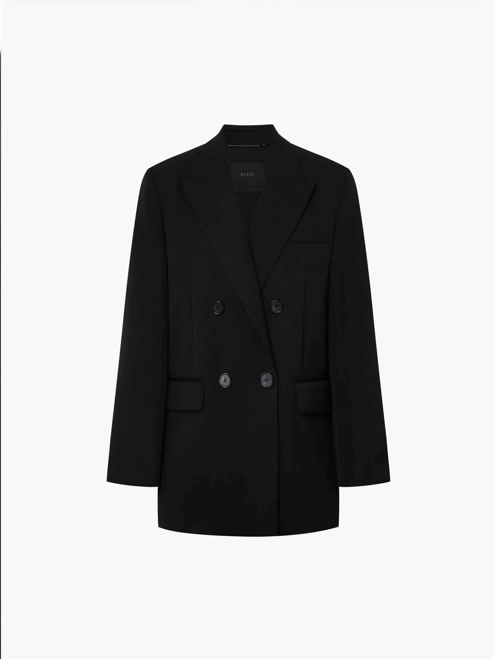 Merino Wool Structured Blazer