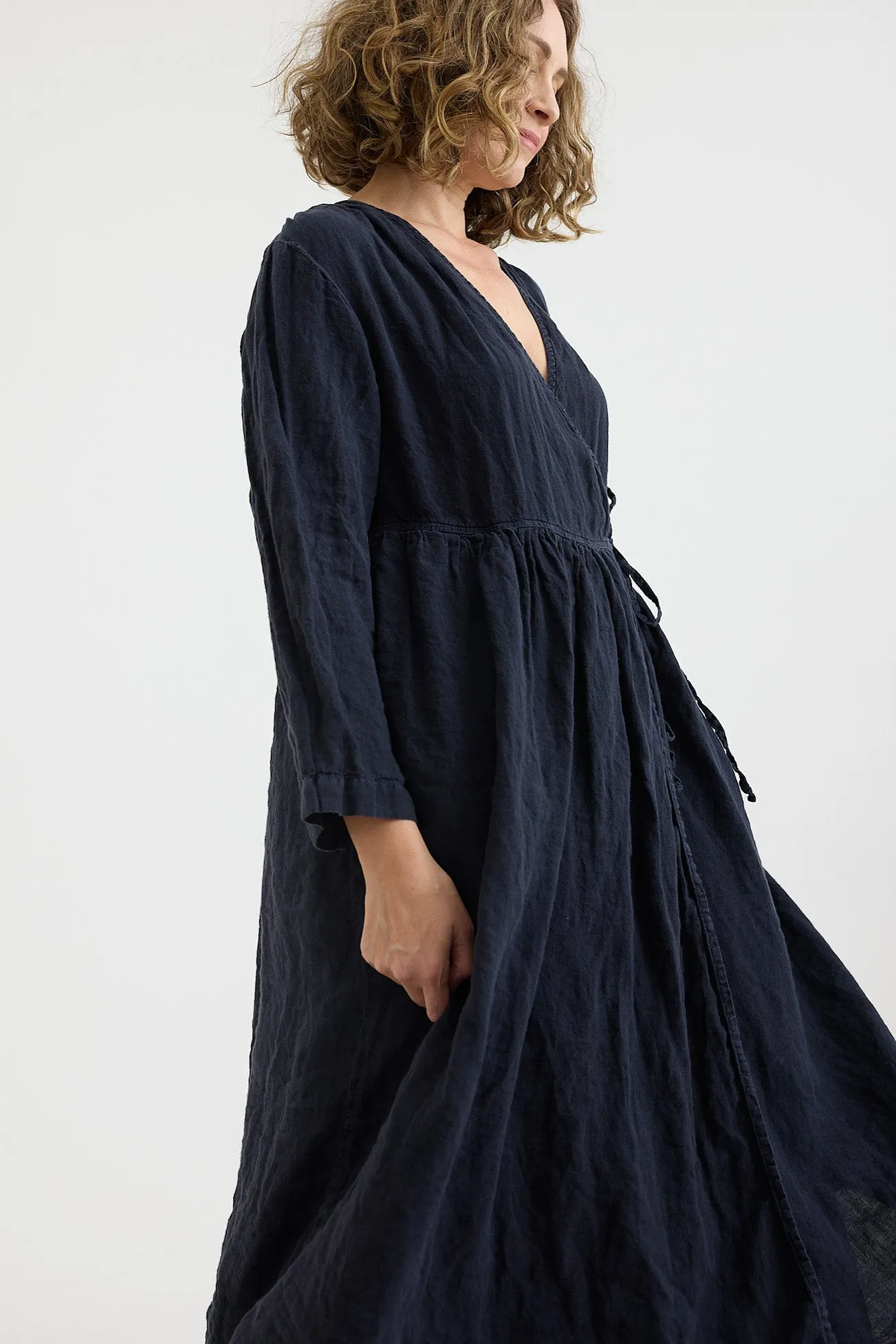 Metta - Amelie Wrap Dress - Linen