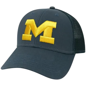 Michigan Wolverines Navy Lo-Pro Snapback Adjustable Trucker Hat