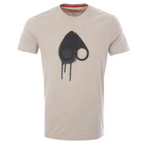 Moose Knuckles Ausustine T-Shirt in Taupe