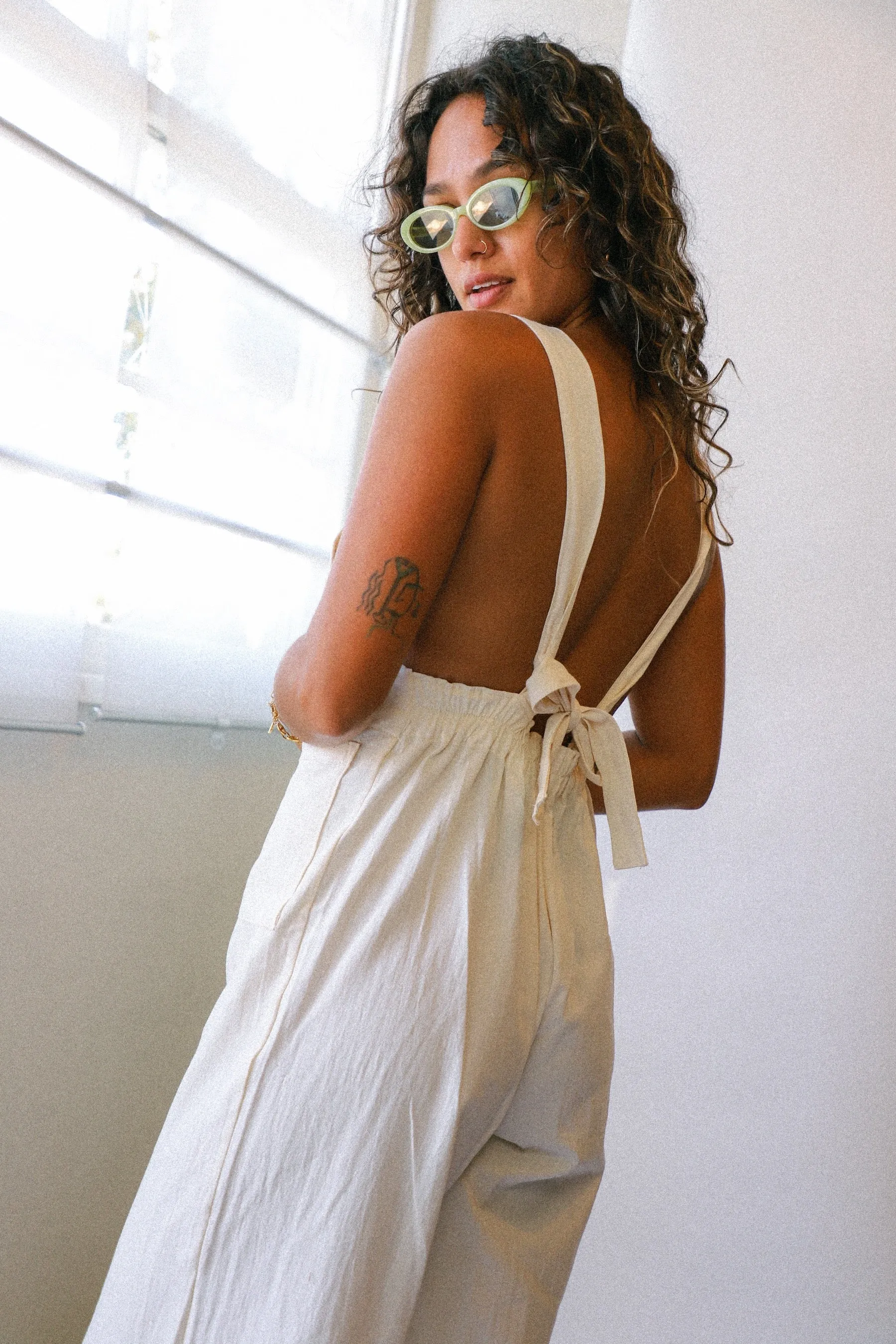 Natural Condesa Jumpsuit