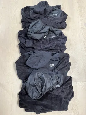 North face mixed fleece/nylon jackets - 6 pieces