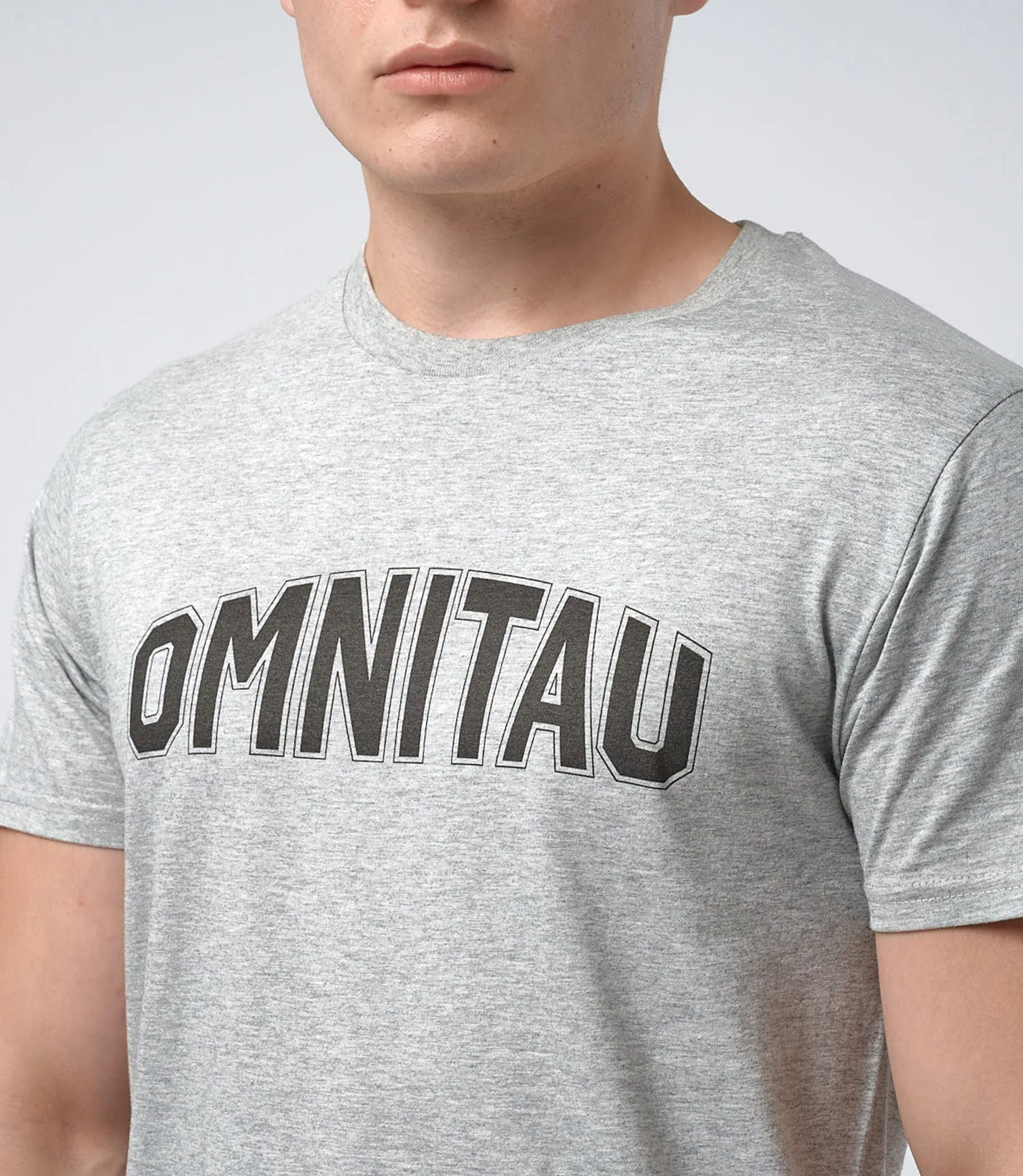 Omnitau Men's Drive Organic Cotton Outfitter Crew Neck T-Shirt - Heather Grey