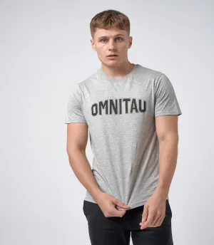 Omnitau Men's Drive Organic Cotton Outfitter Crew Neck T-Shirt - Heather Grey