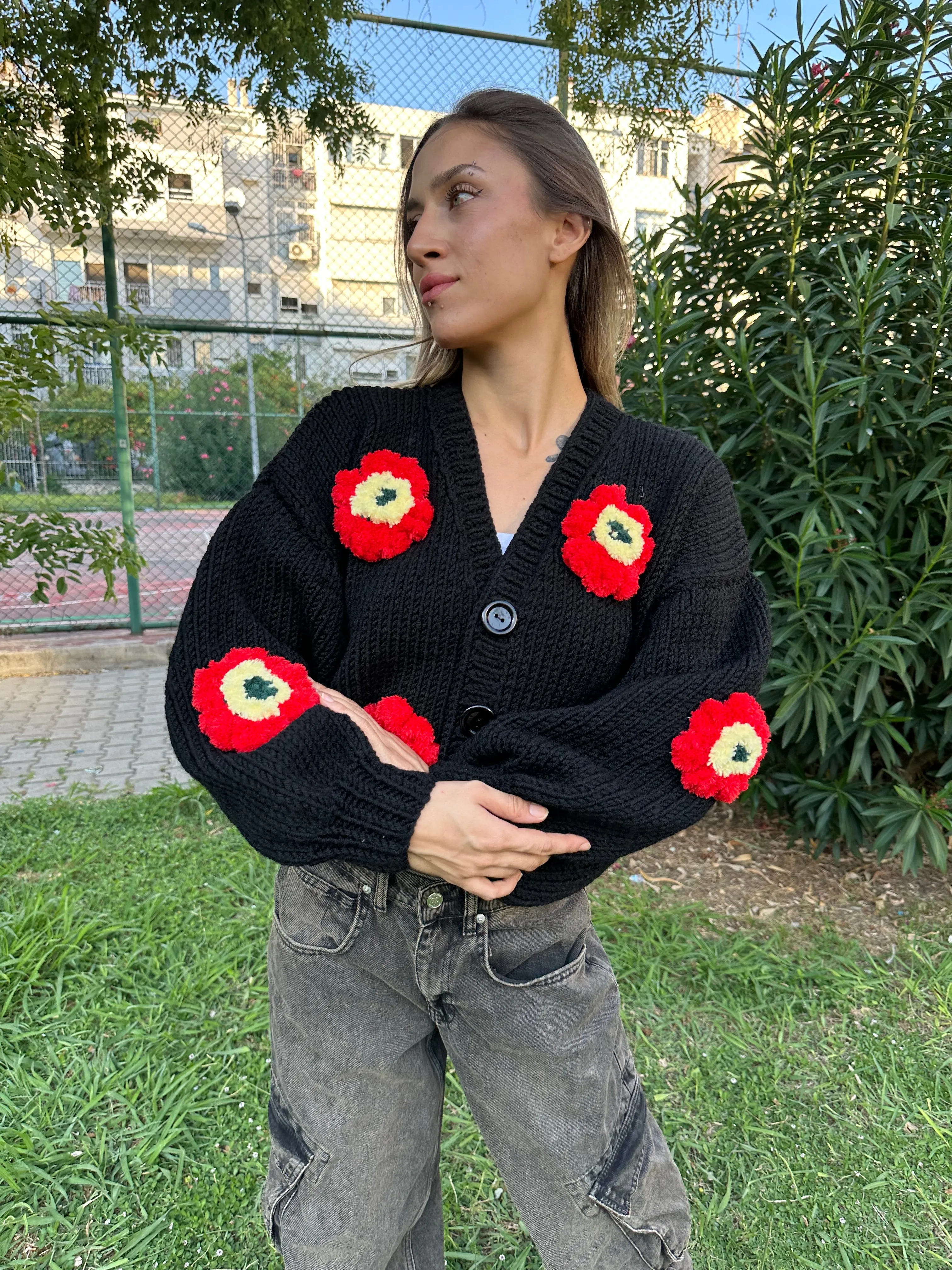 Poppy - Soft Knit Handmade Cardigan