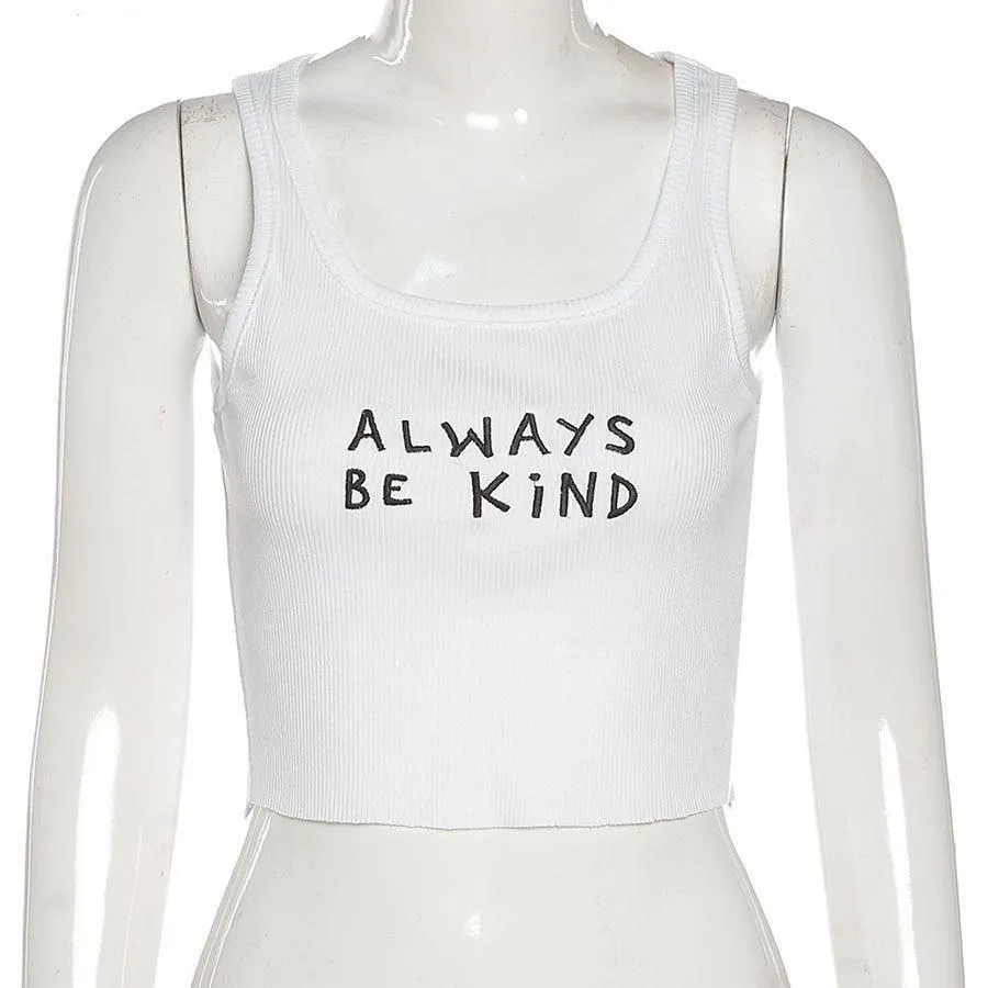 "Always Be Kind" Crop Top