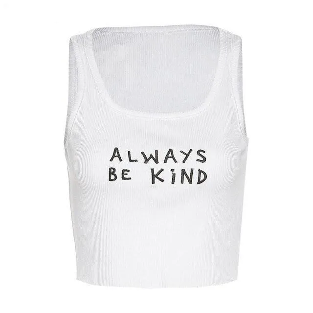 "Always Be Kind" Crop Top