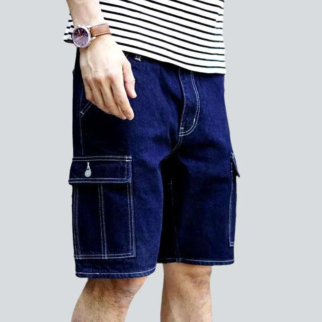 Selvedge men's jeans shorts