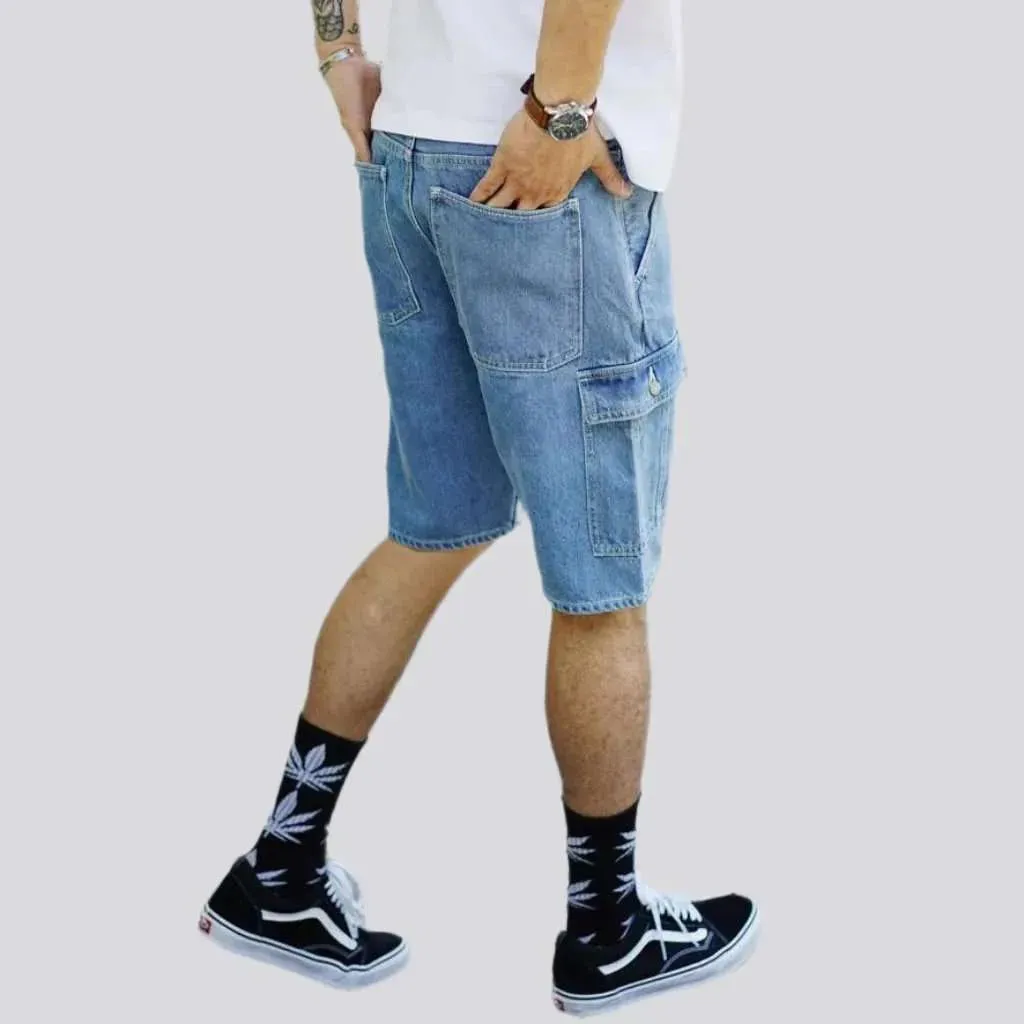 Selvedge men's jeans shorts