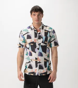 Shapeshifter SS Shirt Milk/Teal