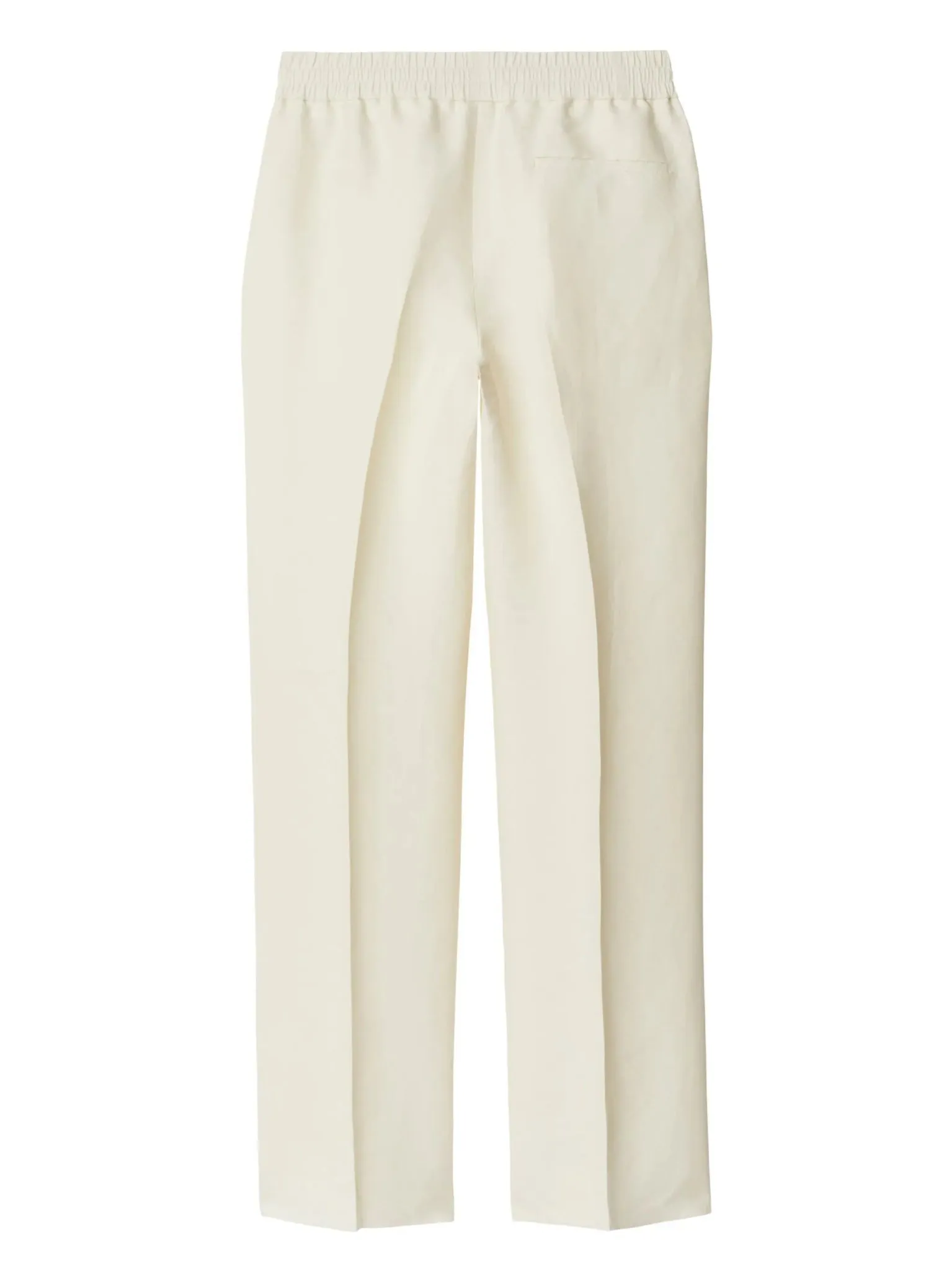 tapered-leg canvas trousers