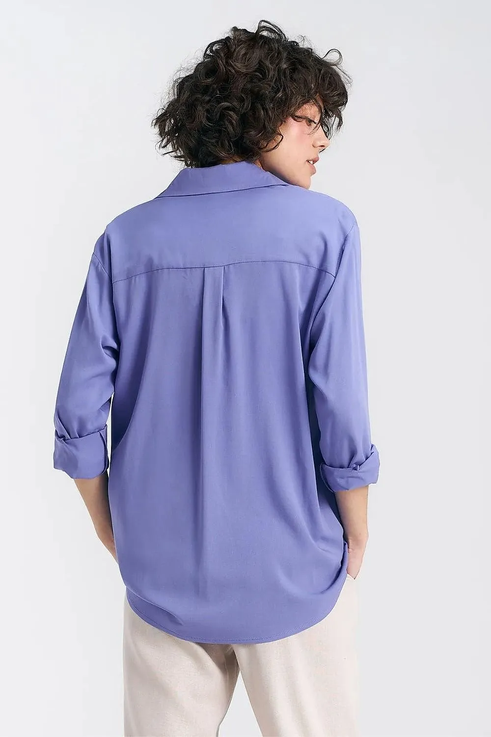 TEEK - Cotton Button-Down Long-Sleeved Shirt