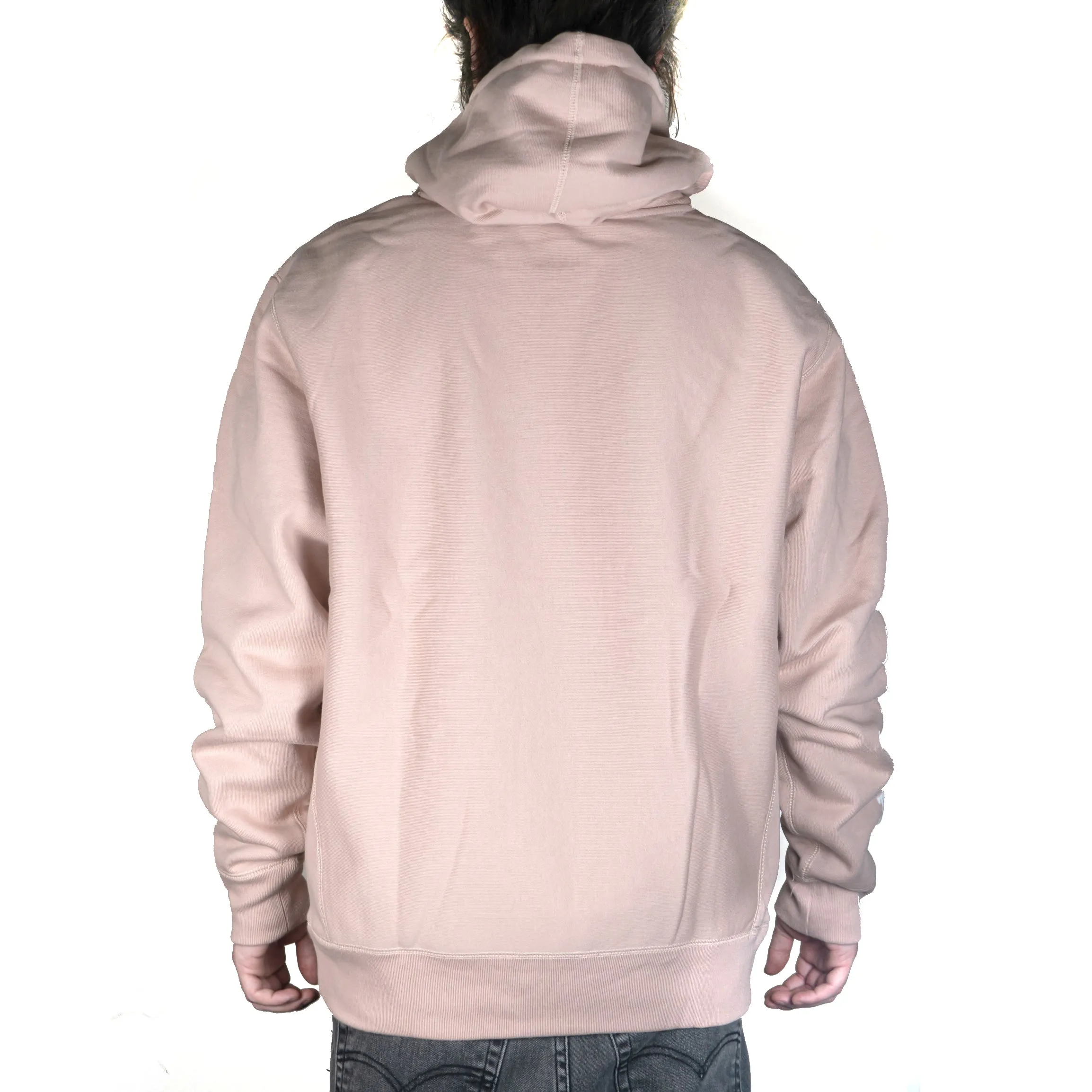 The Cave - Hooded Sweatshirt - Classic Logo - Dust Pink & White - 3XL