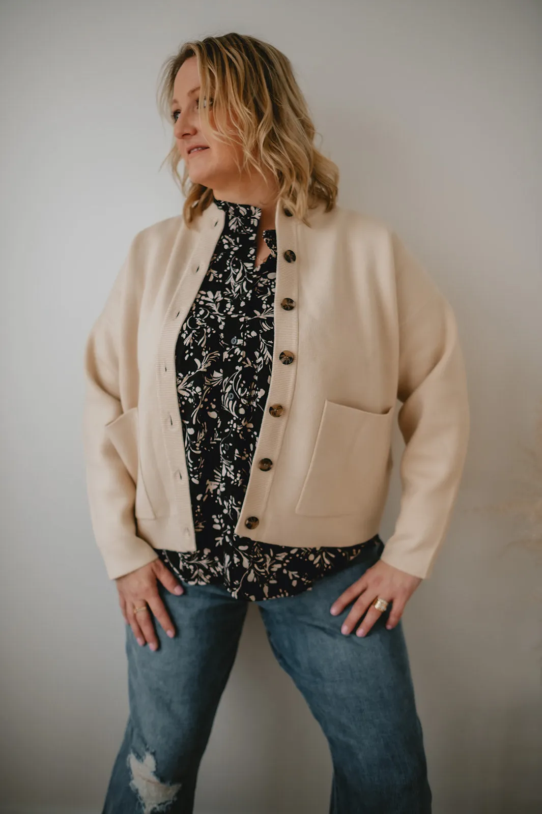 The Fillippa Button Cardigan