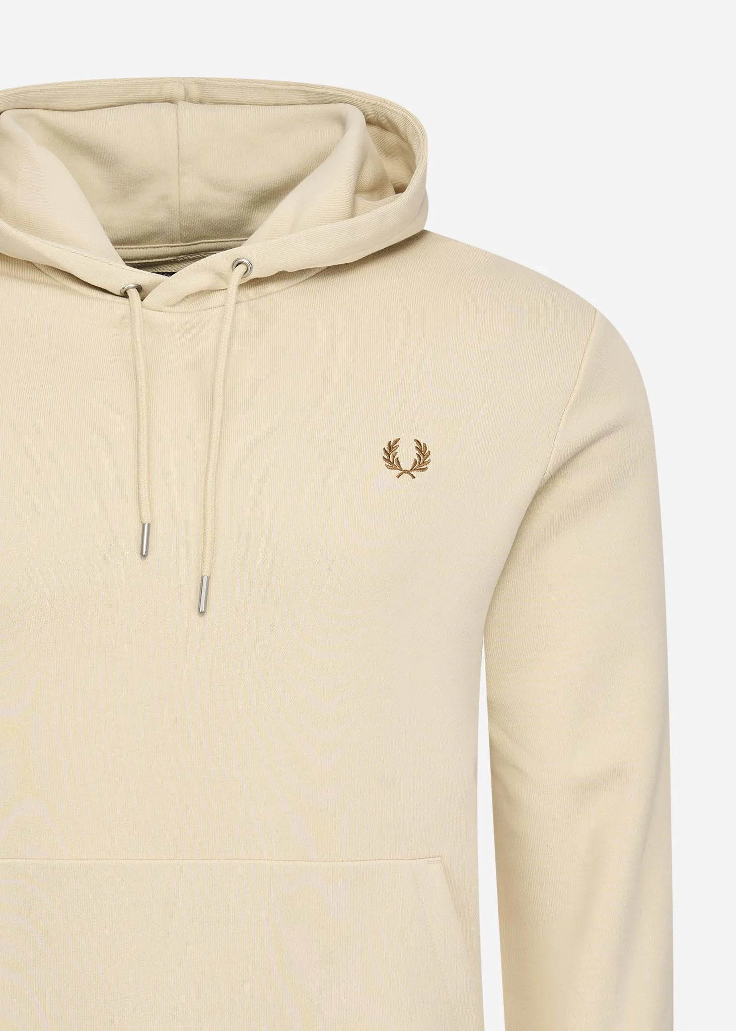 Tipped hooded sweatshirt - oatmeal