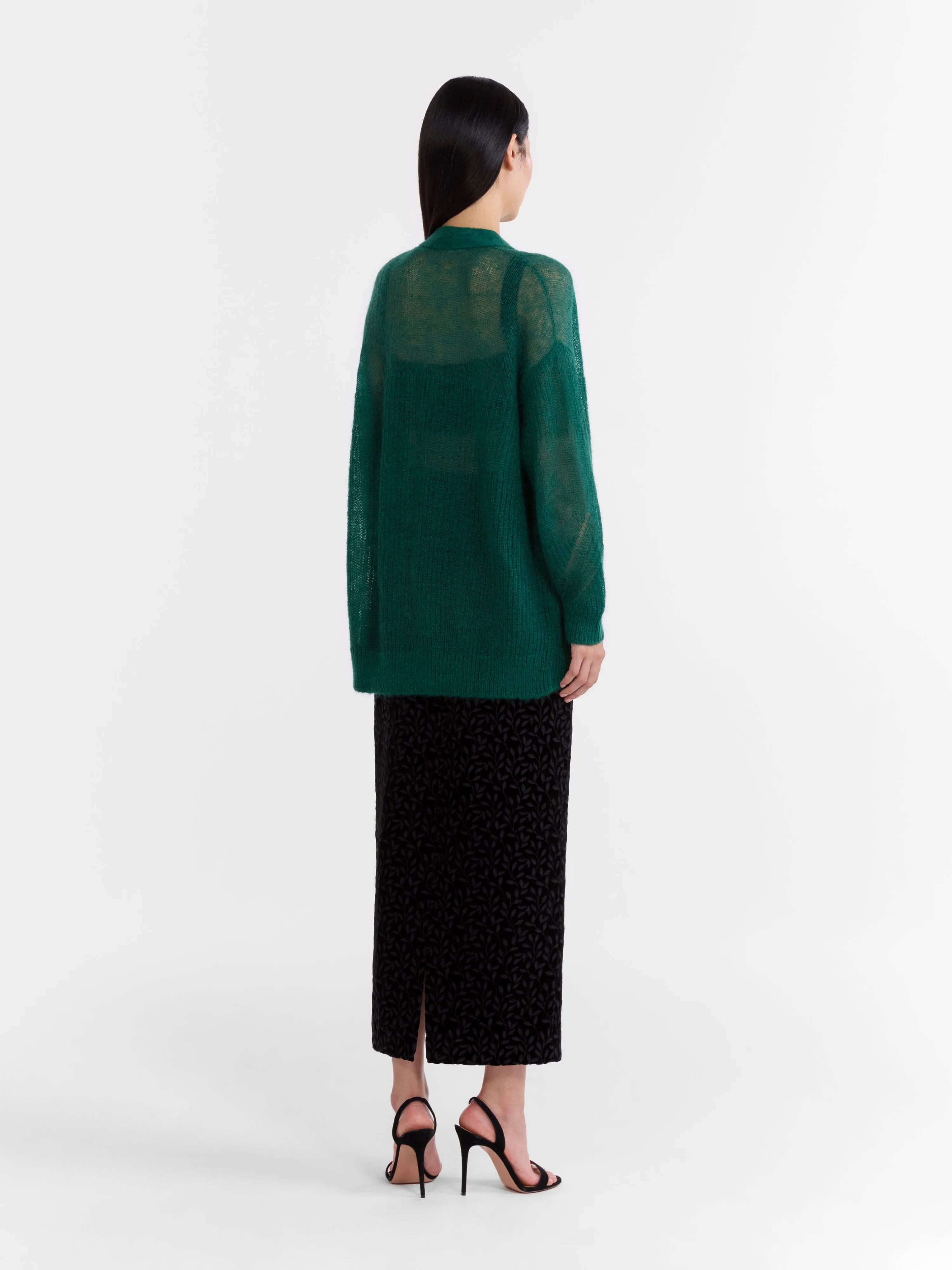 Venyx Oversized Cardigan in Jade